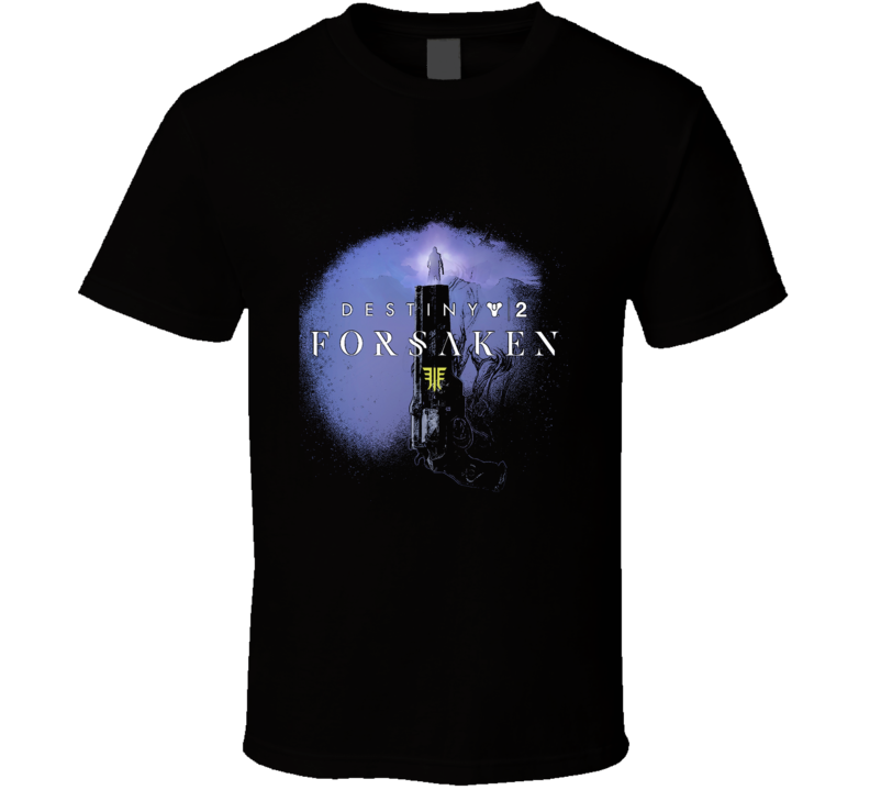 Destiny 2 Forsaken Video Game Shooter Image Black T Shirt Destiny 2 Forsaken Video Game Shooter Image Black T Shirt