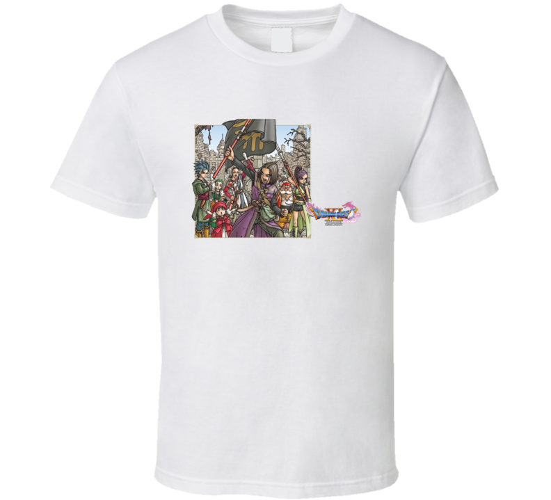 Dragon Quest Xi 11 Video Game Rpg Characters White T Shirt Dragon Quest Xi 11 Video Game Rpg Characters White T Shirt