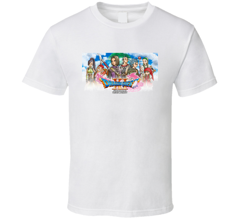 Dragon Quest Xi 11 Video Game Rpg White T Shirt Dragon Quest Xi 11 Video Game Rpg White T Shirt