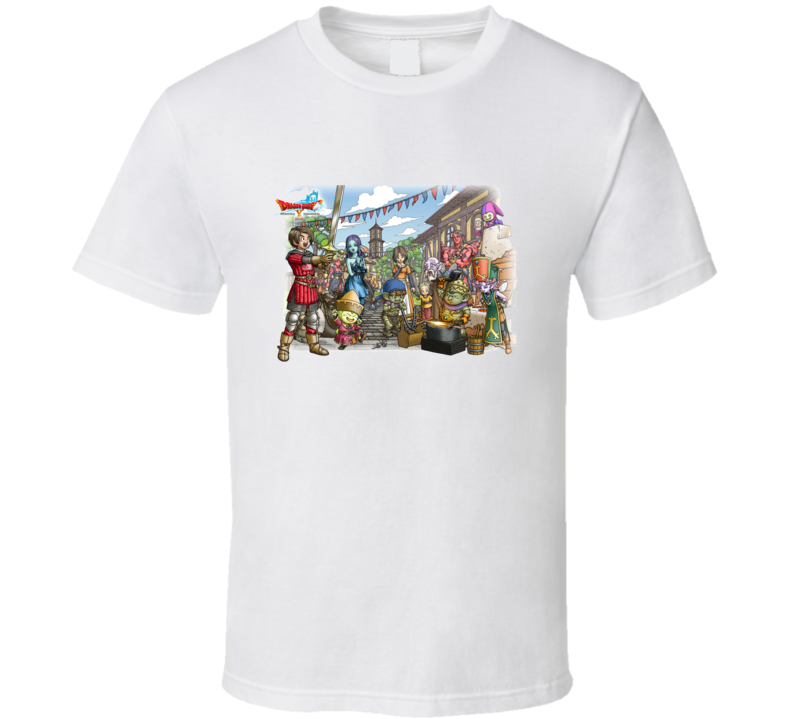 Dragon Quest X 10 Video Game Rpg Characters White T Shirt Dragon Quest X 10 Video Game Rpg Characters White T Shirt