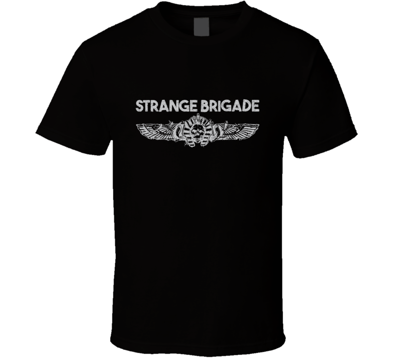 Strange Brigade Video Game Shooter Silver Logo T Shirt Strange Brigade Video Game Shooter Silver Logo T Shirt