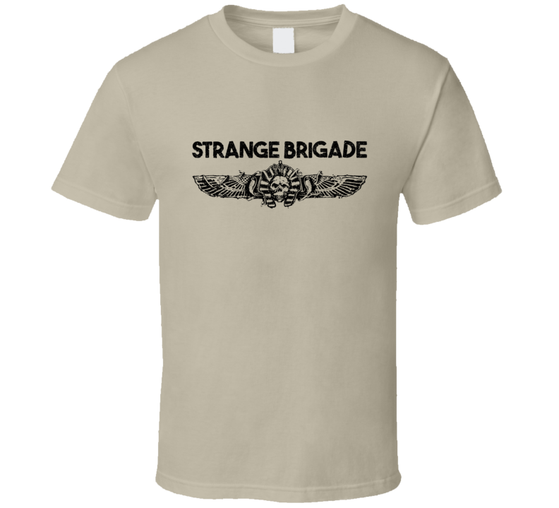 Strange Brigade Video Game Shooter Black Logo T Shirt Strange Brigade Video Game Shooter Black Logo T Shirt
