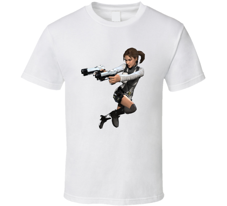 Lara Croft Tomb Raider Video Game Series Action T Shirt Lara Croft Tomb Raider Video Game Series Action T Shirt