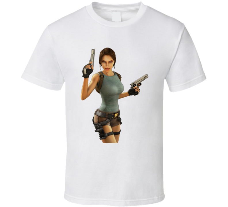 Lara Croft Tomb Raider Video Game Series T Shirt Lara Croft Tomb Raider Video Game Series T Shirt