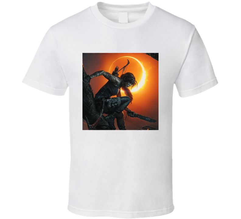 Shadow Of The Tomb Raider Video Game Lara Croft Cover T Shirt Shadow Of The Tomb Raider Video Game Lara Croft Cover T Shirt
