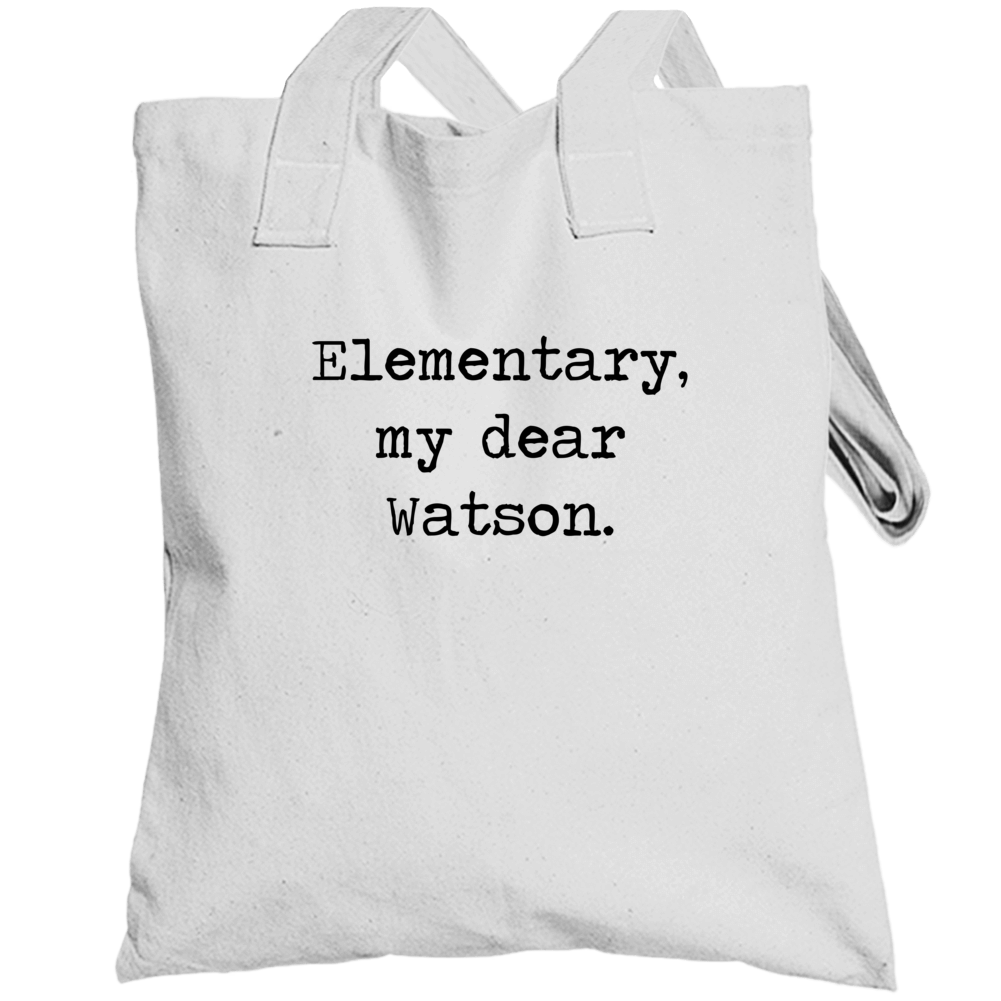 Adventures Of Sherlock Holmes Classic Movie Quote Totebag Adventures Of Sherlock Holmes Classic Movie Quote Totebag
