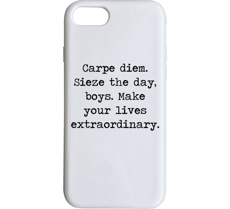 Dead Poets Society Classic Movie Robin Williams Quote Phone Case Dead Poets Society Classic Movie Robin Williams Quote Phone Case