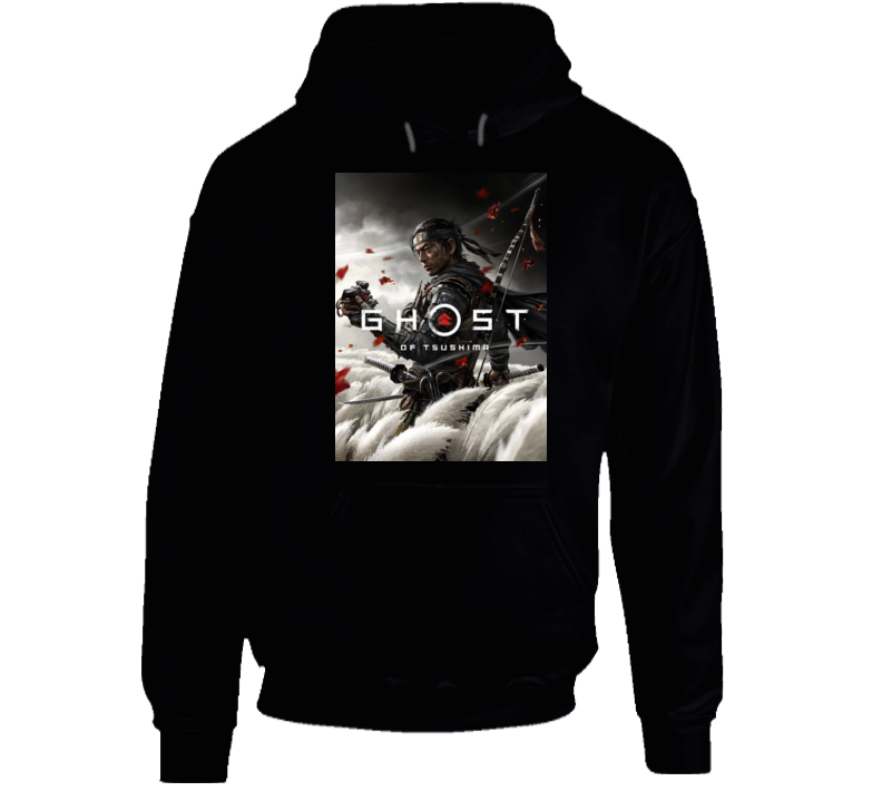 Ghost Of Tsushima Video Game Cover Art Hoodie Ghost Of Tsushima Video Game Cover Art Hoodie