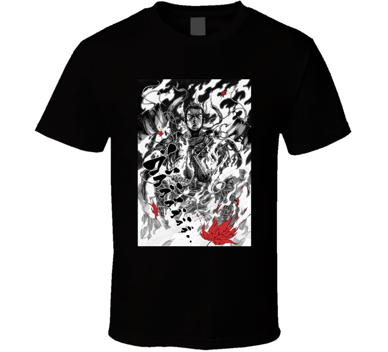 Ghost Of Tsushima Video Game Comic Art Page T Shirt Ghost Of Tsushima Video Game Comic Art Page T Shirt