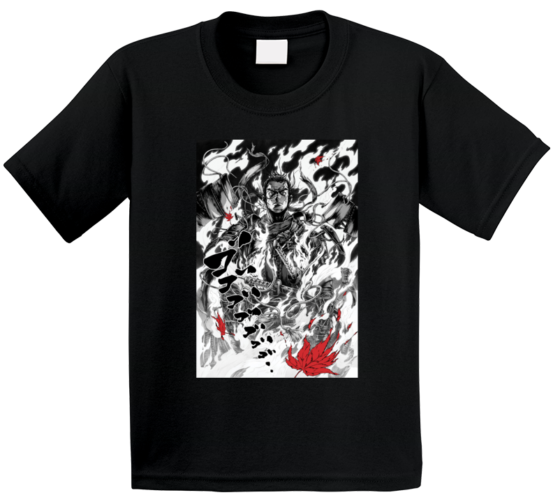 Ghost Of Tsushima Video Game Comic Art Page T Shirt Ghost Of Tsushima Video Game Comic Art Page T Shirt