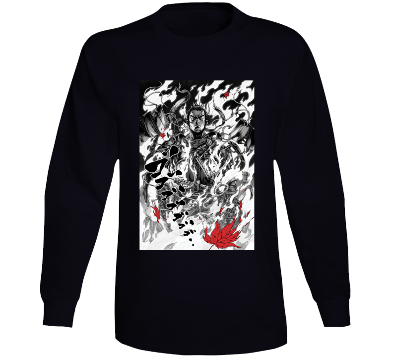 Ghost Of Tsushima Video Game Comic Art Page Long Sleeve T Shirt Ghost Of Tsushima Video Game Comic Art Page Long Sleeve T Shirt
