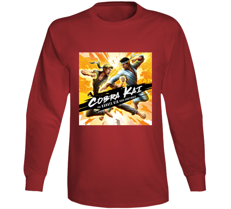 Cobra Kai Tv Show Karate Kid Saga Movie Long Sleeve T Shirt Cobra Kai Tv Show Karate Kid Saga Movie Long Sleeve T Shirt