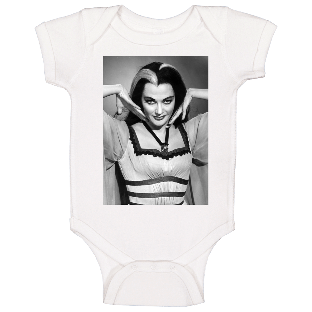 Lily Munster Photo Munsters Cult Tv Show Baby One Piece Lily Munster Photo Munsters Cult Tv Show Baby One Piece