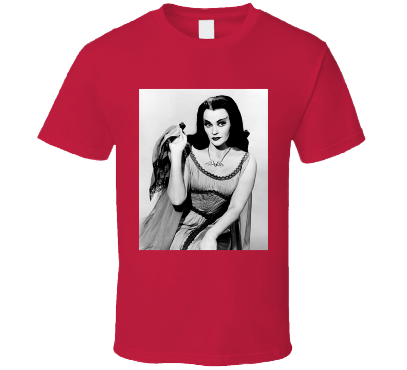 Lily Munster Retro Photo Munsters Cult Tv Show T Shirt Lily Munster Retro Photo Munsters Cult Tv Show T Shirt