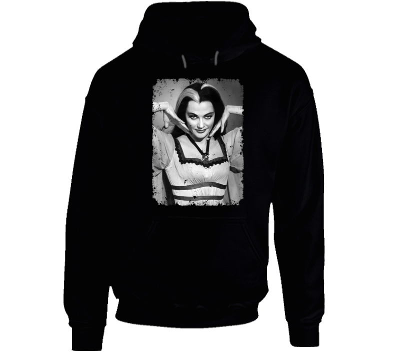 Lily Munster Distressed Photo Munsters Cult Tv Show Hoodie Lily Munster Distressed Photo Munsters Cult Tv Show Hoodie