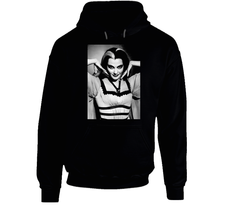 Lily Munster Art Photo Munsters Cult Tv Show Black Hoodie Lily Munster Art Photo Munsters Cult Tv Show Black Hoodie