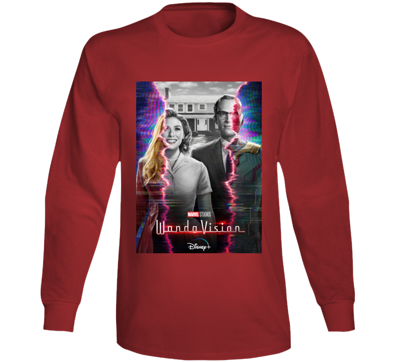 Wandavision Mcu Series Poster Scarlet Witch Vision Long Sleeve T Shirt Wandavision Mcu Series Poster Scarlet Witch Vision Long Sleeve T Shirt