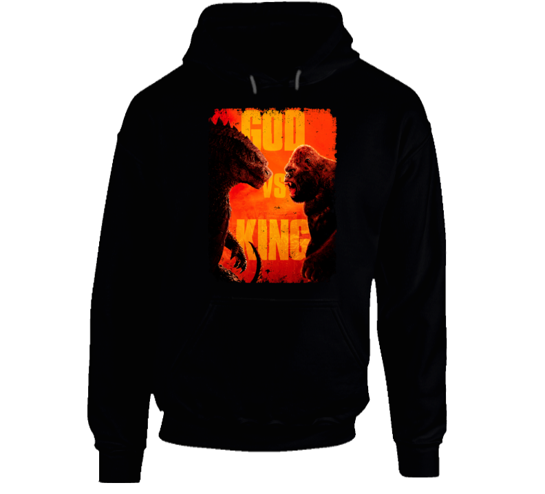 Godzilla Vs Kong Movie King Monsters Kaiju Distressed Hoodie Godzilla Vs Kong Movie King Monsters Kaiju Distressed Hoodie