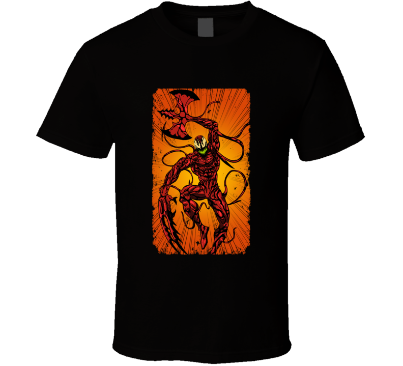 Carnage Spiderman Comics Villain Art Symbiote Distressed T Shirt Carnage Spiderman Comics Villain Art Symbiote Distressed T Shirt