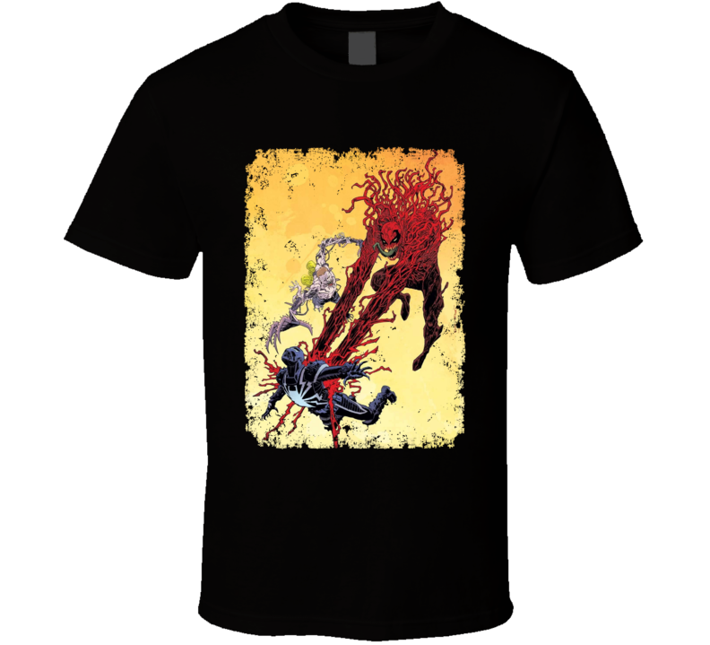 Carnage Agent Venom Spiderman Comics Villain Art Aged T Shirt Carnage Agent Venom Spiderman Comics Villain Art Aged T Shirt