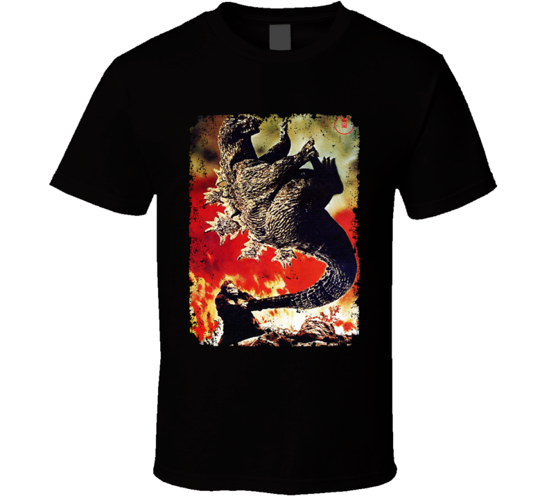 King Kong Vs Godzilla Cult Movie Classic Swinging Aged T Shirt King Kong Vs Godzilla Cult Movie Classic Swinging Aged T Shirt
