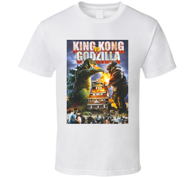 King Kong Vs Godzilla Cult Movie Classic T Shirt King Kong Vs Godzilla Cult Movie Classic T Shirt