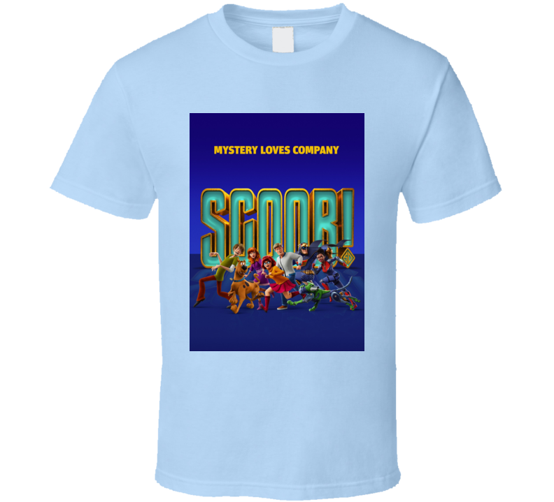 Scoob Movie Poster Scooby Doo Shaggy Daphne Fred Velma T Shirt Scoob Movie Poster Scooby Doo Shaggy Daphne Fred Velma T Shirt
