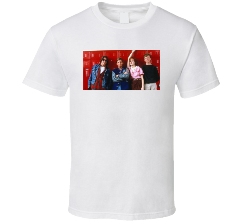 The Breakfast Club Cult Classic 80s Movie Scene T Shirt