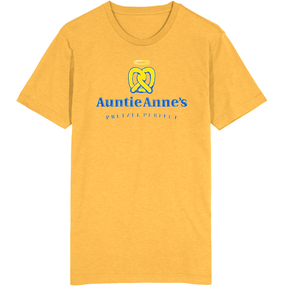 Auntie Anne&#039;s Logo Pretzel Perfect Distressed Vintage T Shirt