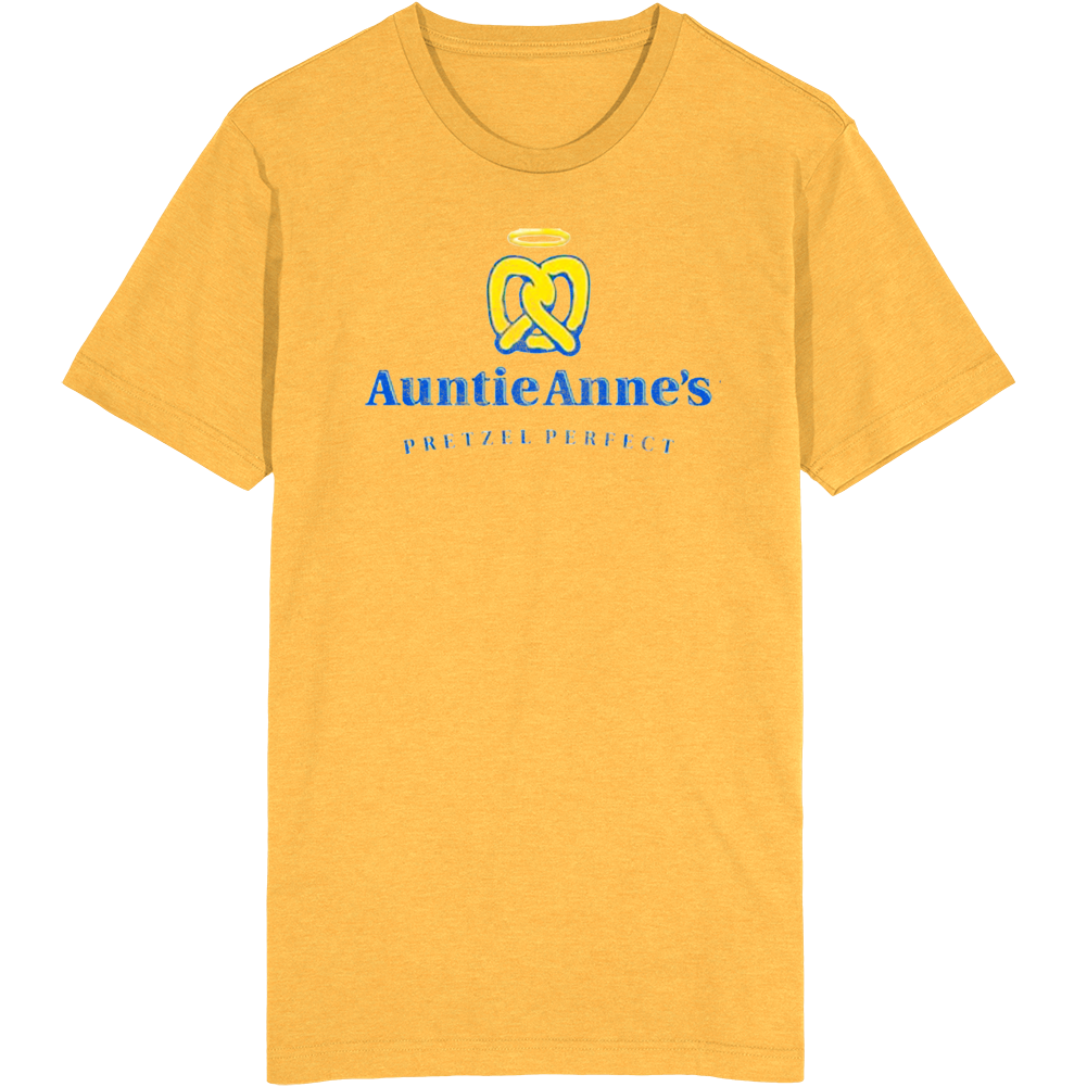 Auntie Anne's Logo Pretzel Perfect Distressed Vintage T Shirt