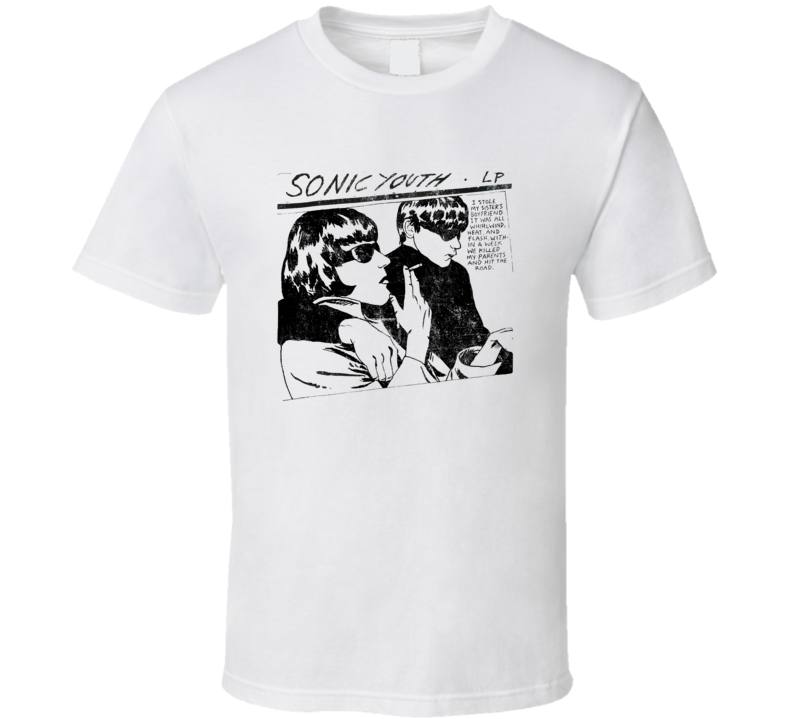 Sonic Youth Dirty Lp Music Album Distressed T Shirt