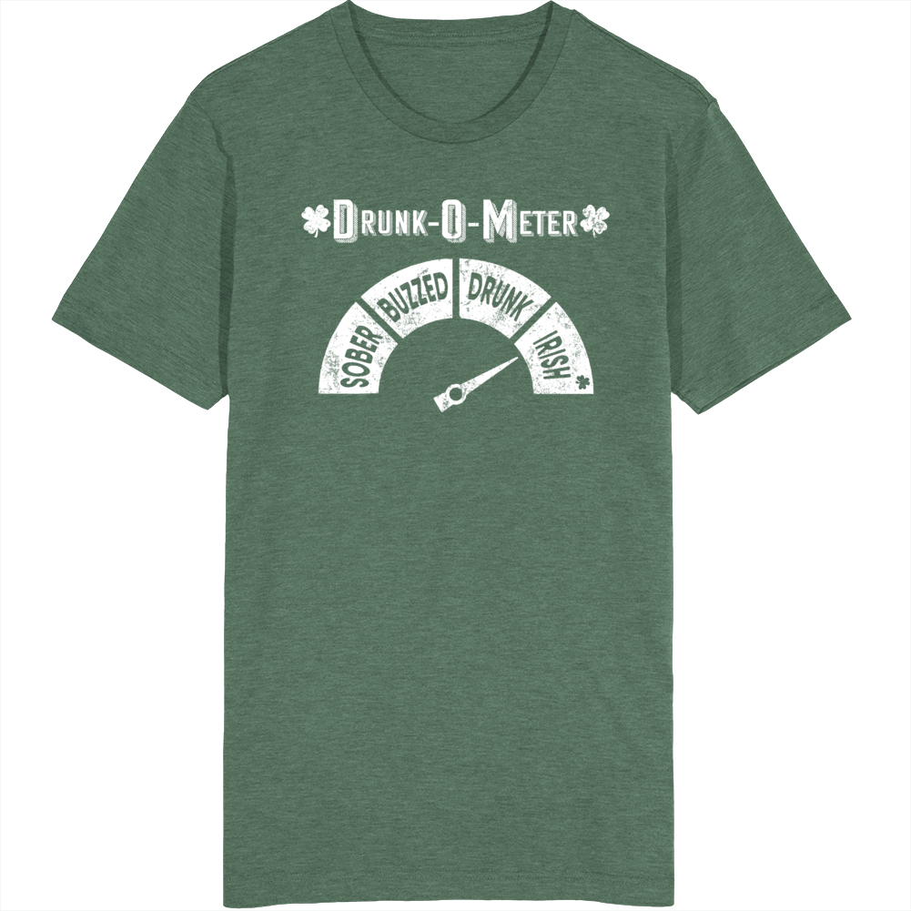 Drunk O Meter Irish St Patrick&#039;s Day Party Distressed Vintage T S