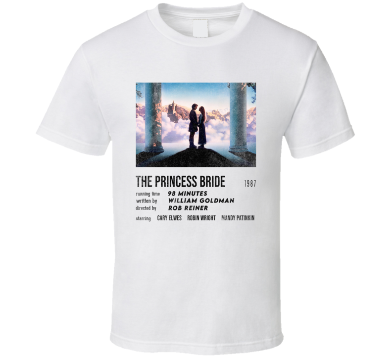 The Princess Bride Movie Stat Card Grunge Vintage 80's Film T Shirt