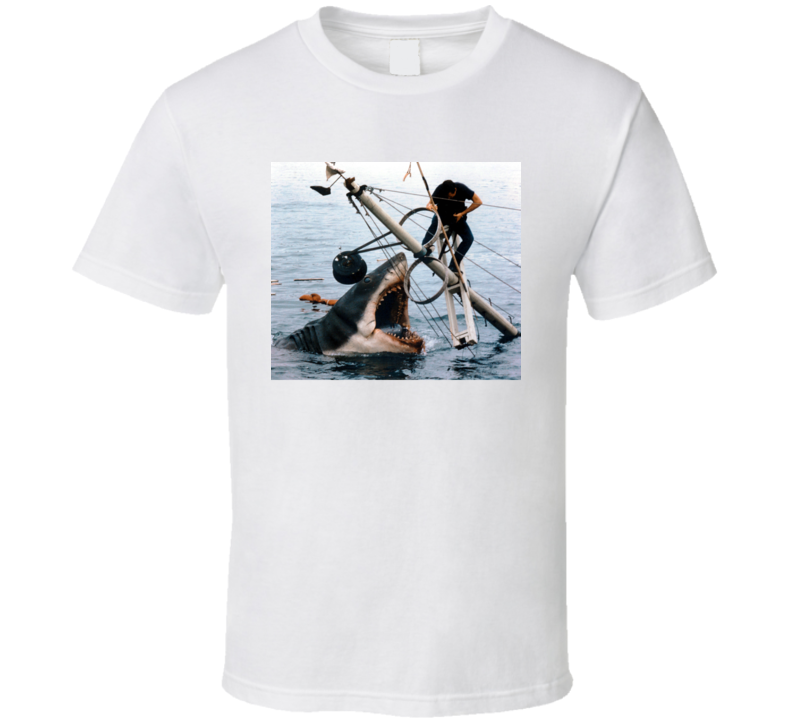 Famous Scene Jaws Popular 70&#039;s Film T Shirt