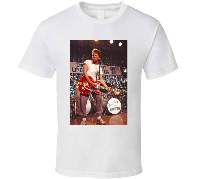 Back To The Future 80&#039;s Movie Scene Popular Cult Classic T Shirt
