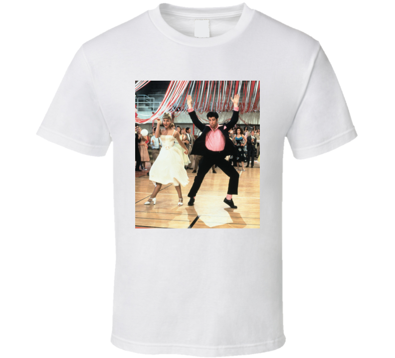 Sandy And Danny Dancing Scene Grease Musical Movie Popular Cult Classic T Shirt