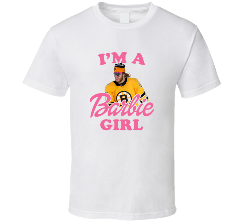 David Pastrnak I&#039;m A Barbie Girl Funny Hockey Interview Legend T 
