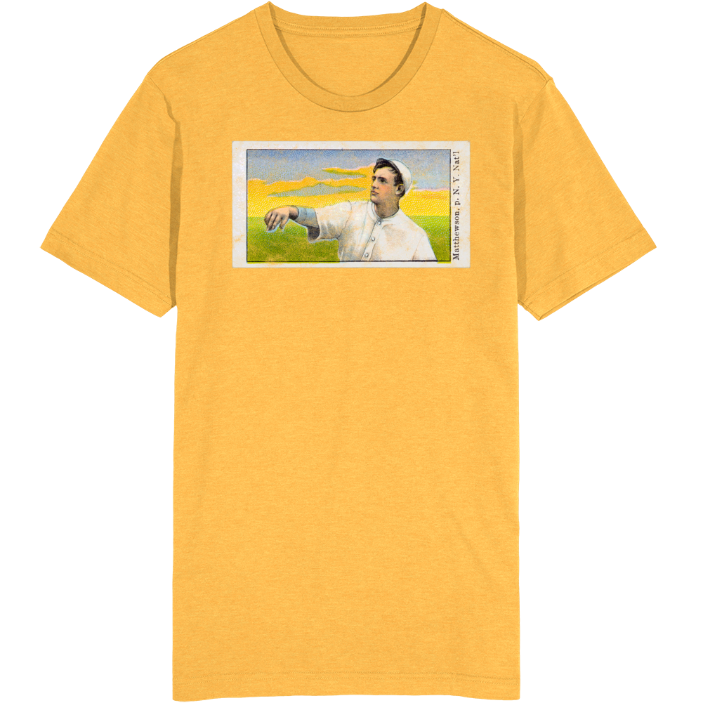 Christy Mathewson 1909 Retro Sports Baseball Collectors Card Fan Worn Christy Mathewson 1909 Retro Sports Baseball Collectors Card Fan Worn