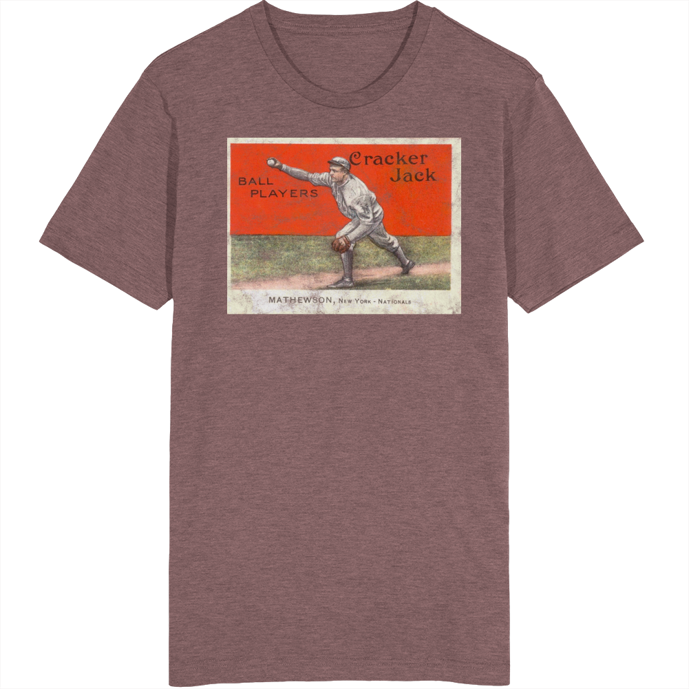 Christy Mathewson 1914 Retro Sports Baseball Collectors Card Fan Worn 