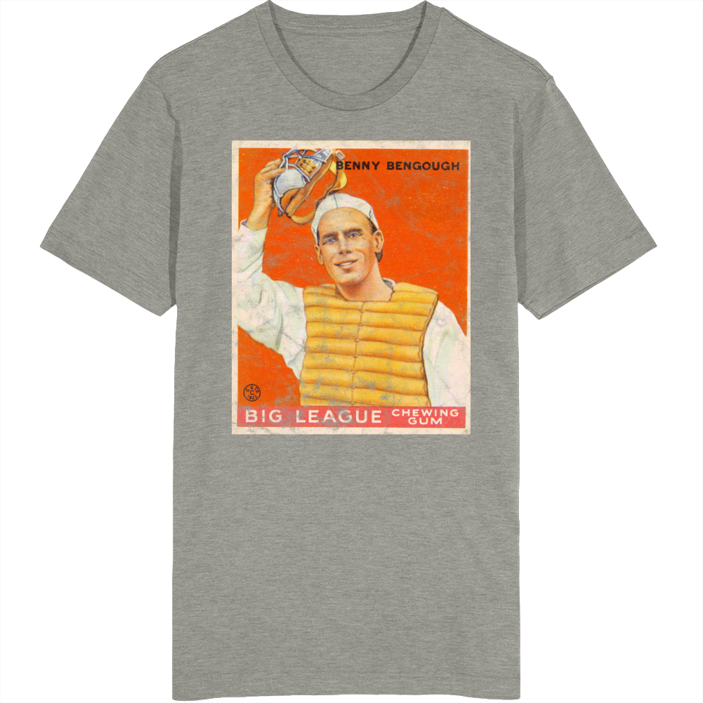 Benny Bengough 1933 Retro Sports Baseball Collectors Card Fan Worn Loo