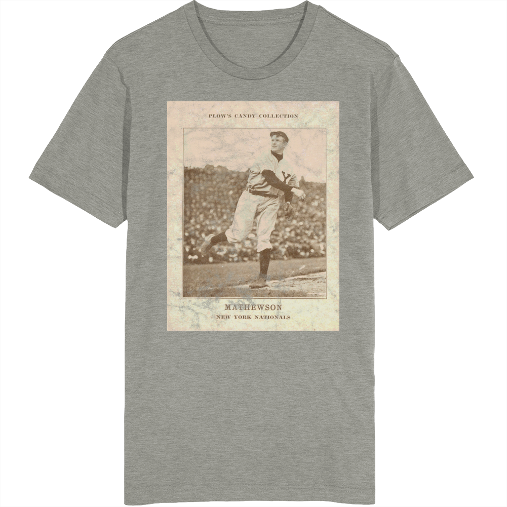 Christy Mathewson 1912 Retro Sports Baseball Collectors Card Fan Worn 