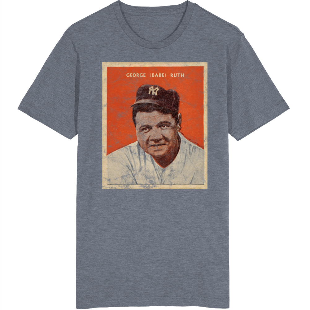 Babe Ruth 1932 Retro Sports Baseball Collectors Card Fan Worn Look T S
