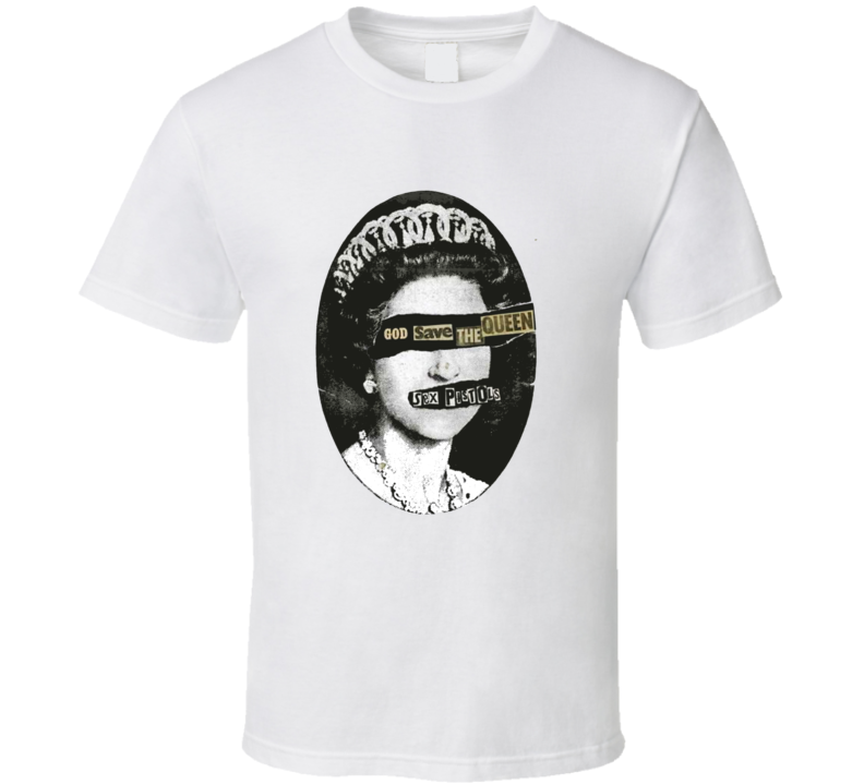 God Save The Queen Rock And Roll Music Badass T Shirt