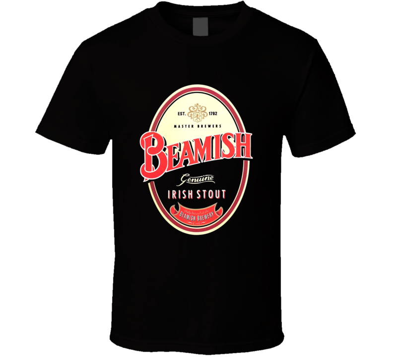 Beamish Genuine Irish Stout Brewery Master Brewers Brand Logo T Shirt Beamish Genuine Irish Stout Brewery Master Brewers Brand Logo T Shirt