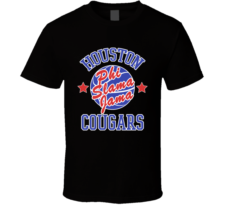 Houston Basketball College Phi Slama Jama America T Shirt