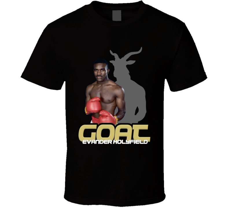 Evander Holyfield Boxing Fan Goat T Shirt