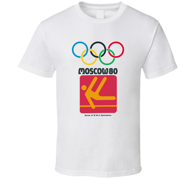 Moscow Gymnastics Olympics 1980 T Shirt