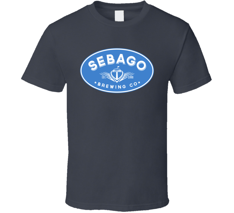 Sebago Brewing Co Portland Maine Restaurant T Shirt
