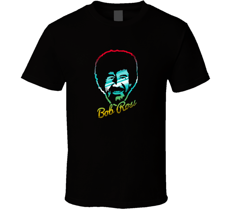 Bob Ross Face Paint T Shirt