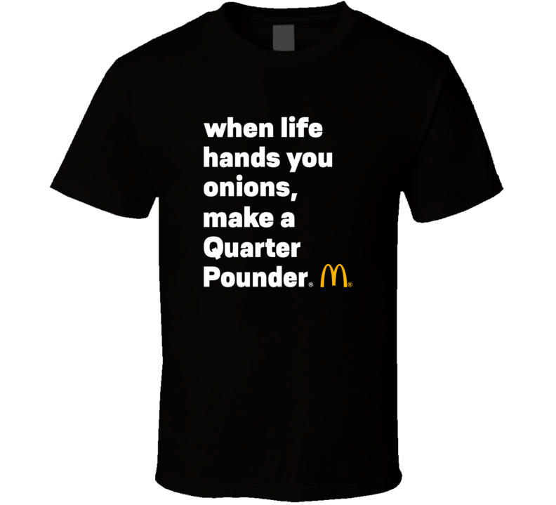 Mcdonalds Quarter Pounder T Shirt